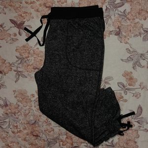 Brand New Women's Charcoal Sweatpants | Cropped with Drawstring Waist & Leg